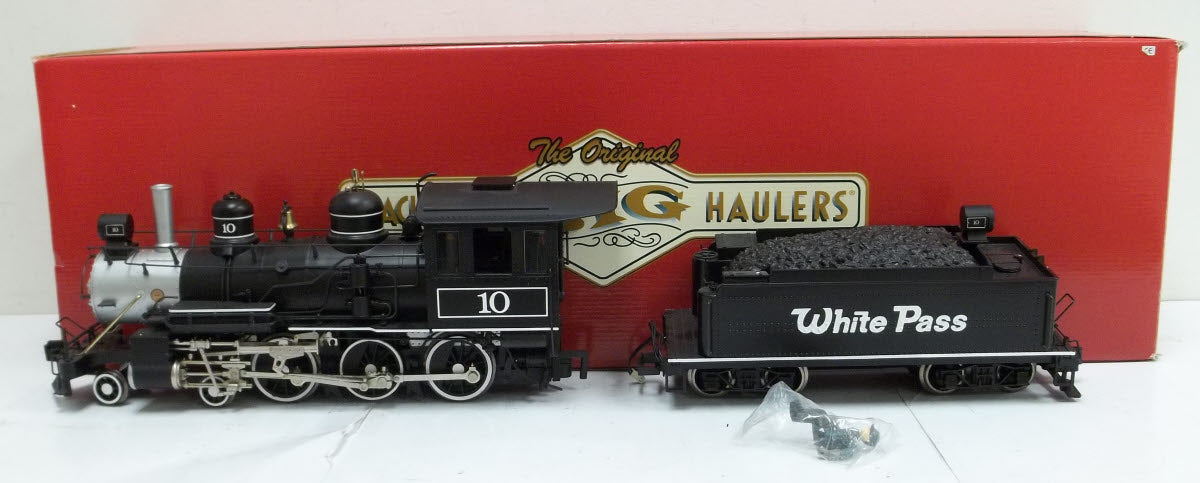 Bachmann 81096 G Scale White Pass 4-6-0 Steam Locomotive & Tender #10 LN/Box