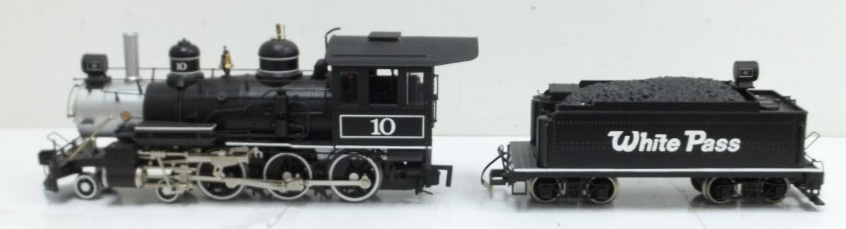 Bachmann 81096 G Scale White Pass 4-6-0 Steam Locomotive & Tender #10 LN/Box