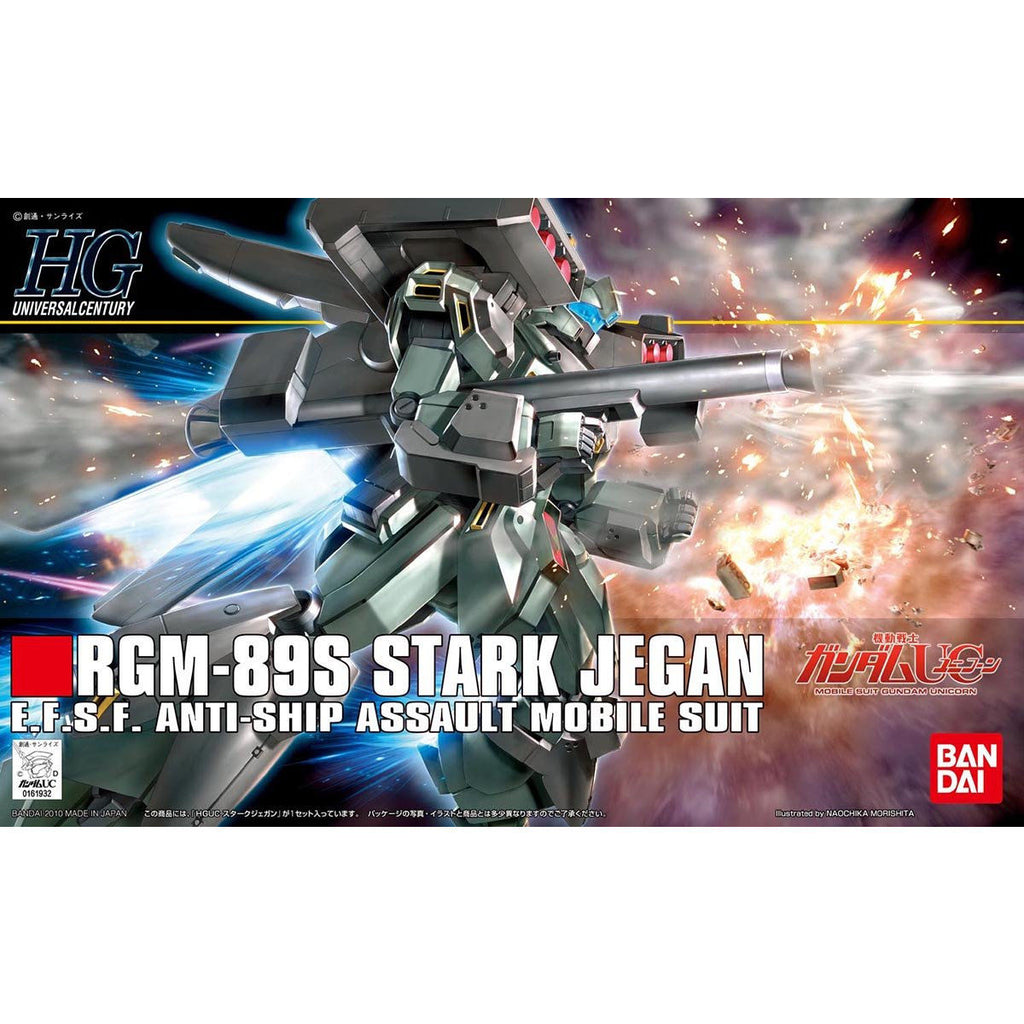 Bandai 2077708 1:144 HGUC #104 RGM-89S Stark Jegan Gundam Plastic Model Kit