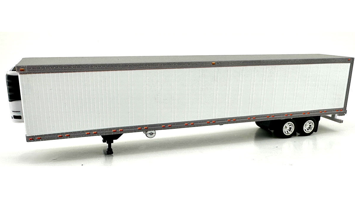 HO Logistics Replicas 158 HO White with Silver Trim Great Dane 53 Reefer Trailer