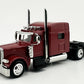 HO Logistics Replicas 38901 HO Metallic Red Peterbilt 389 with Sleeper Cab