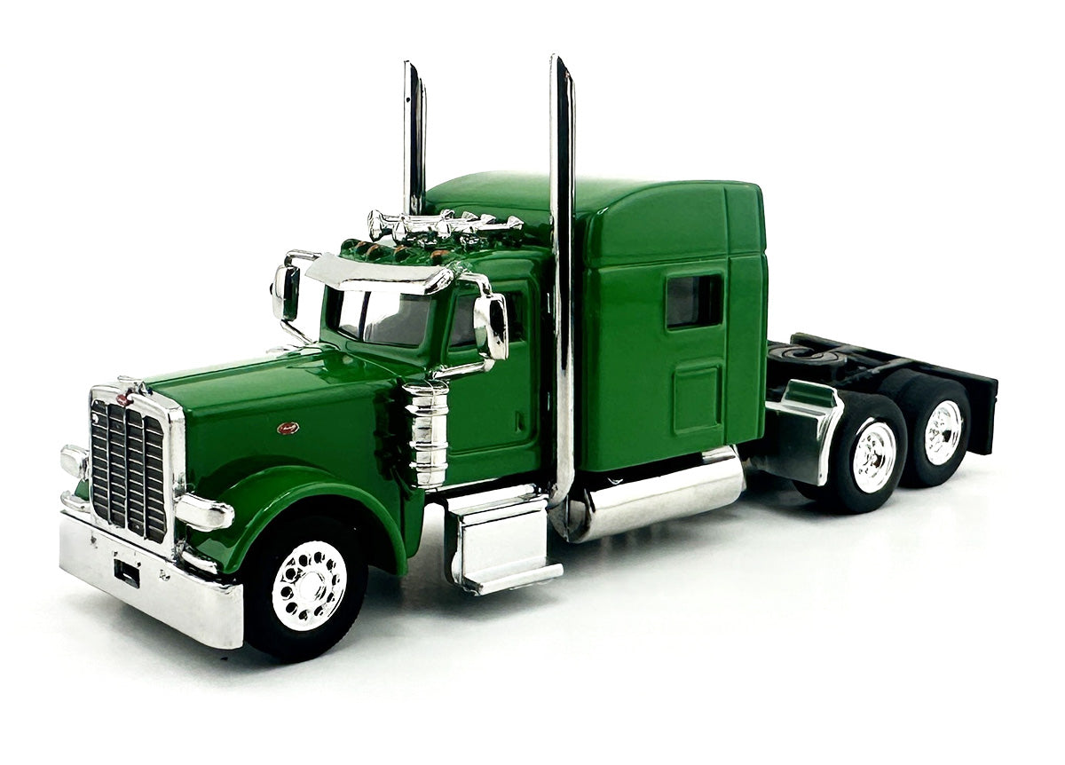 HO Logistics Replicas 38905 HO Green Peterbilt 389 with Sleeper Cab