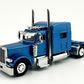 HO Logistics Replicas 38906 HO Metallic Blue Peterbilt 389 with Sleeper Cab
