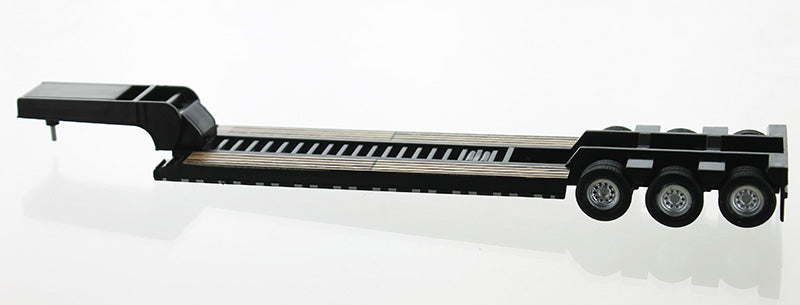 HO Logistics Replicas 489 HO Black Lowboy Construction Trailer