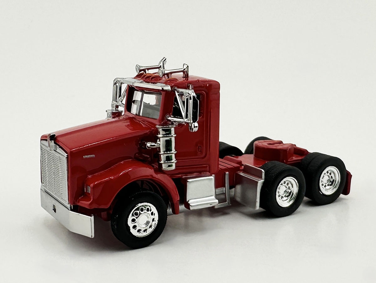 HO Logistics Replicas T80008 HO Red Kenworth T800 with Daycab