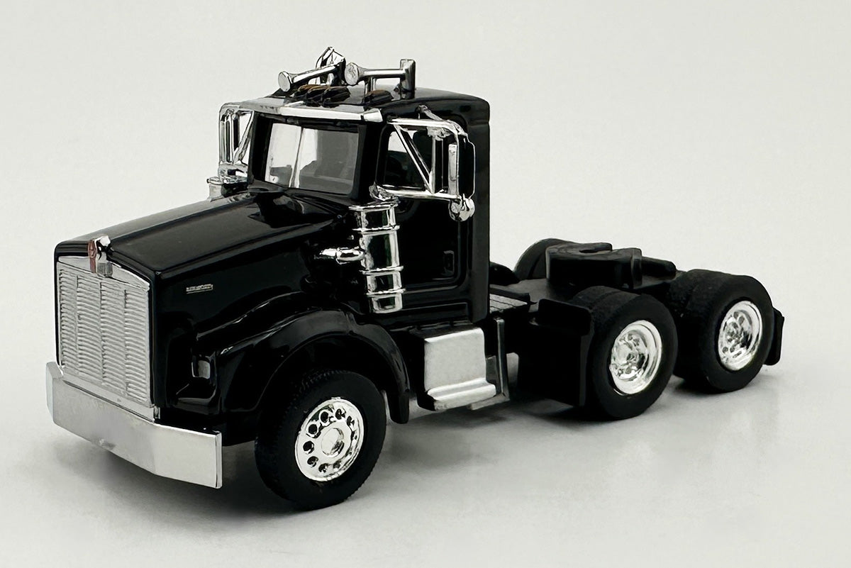 HO Logistics Replicas T80009 HO Black Kenworth T800 with Daycab