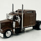 HO Logistics Replicas W90002 HO Brown Kenworth W900L 2-Axle Sleeper Cab
