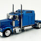 HO Logistics Replicas W90006 HO Metallic Blue Kenworth W900L 2-Axle Sleeper Cab