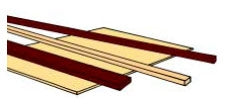 Northeastern Scale Lumber 2014 HO 2" x 8" x 24" Lumber
