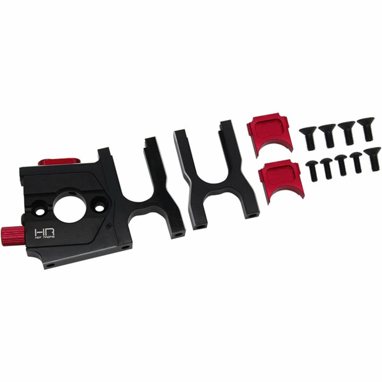 Hot Racing AON38F02 Arrma Aluminum Fine Gear Mesh Motor Mount Set