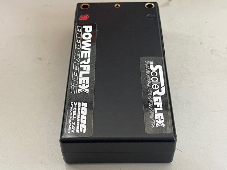 Scale Reflex 3500-WHT 7.4V 3500mAh 2S LiPo Battery 100C with 4mm Bullets
