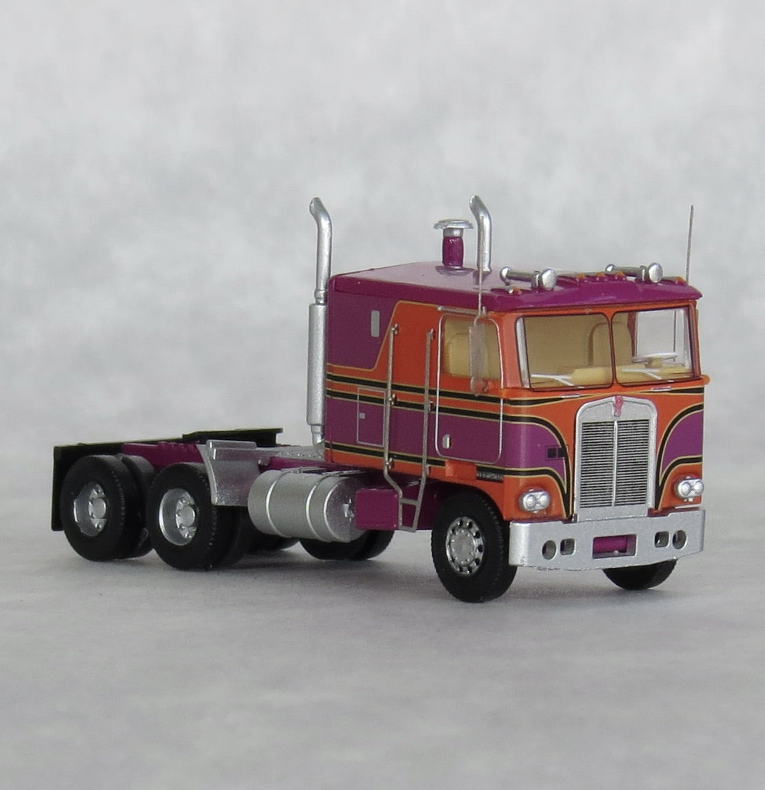 Trainworx Inc. 41053 N Salem Burgundy & Orange Kenworth K100 VIT Tractor