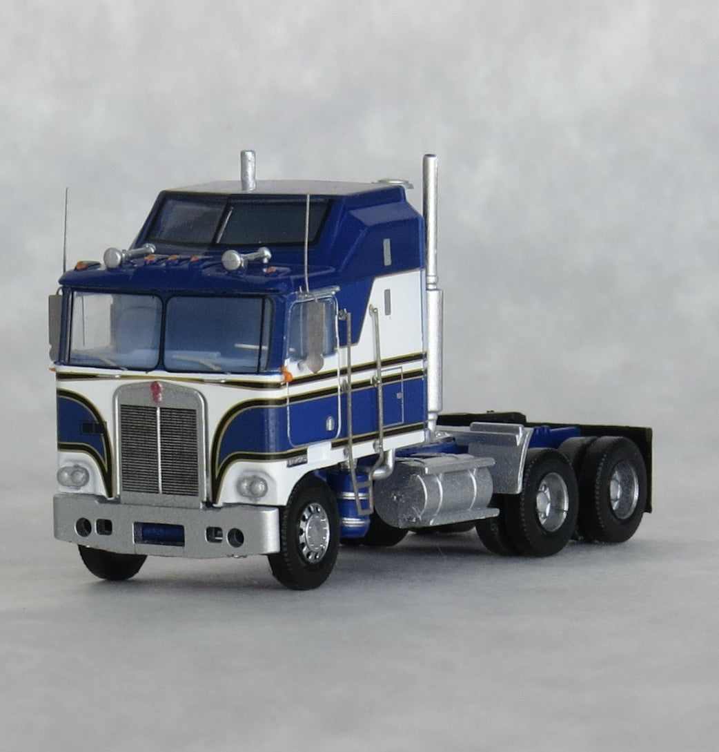 Trainworx Inc. 41062 N Salem Blue & White Kenworth K100 Aerodyne Tractor