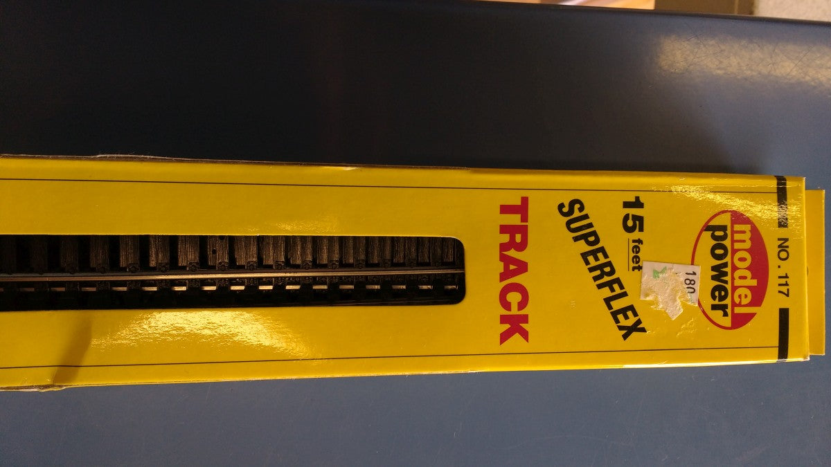 Model Power HO Superflex Curvable Track 3' (5) per box #117