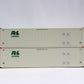 JTC Model Trains 537062 N R+L Carriers 53' High Cube 8-55-8 Containers Set #1