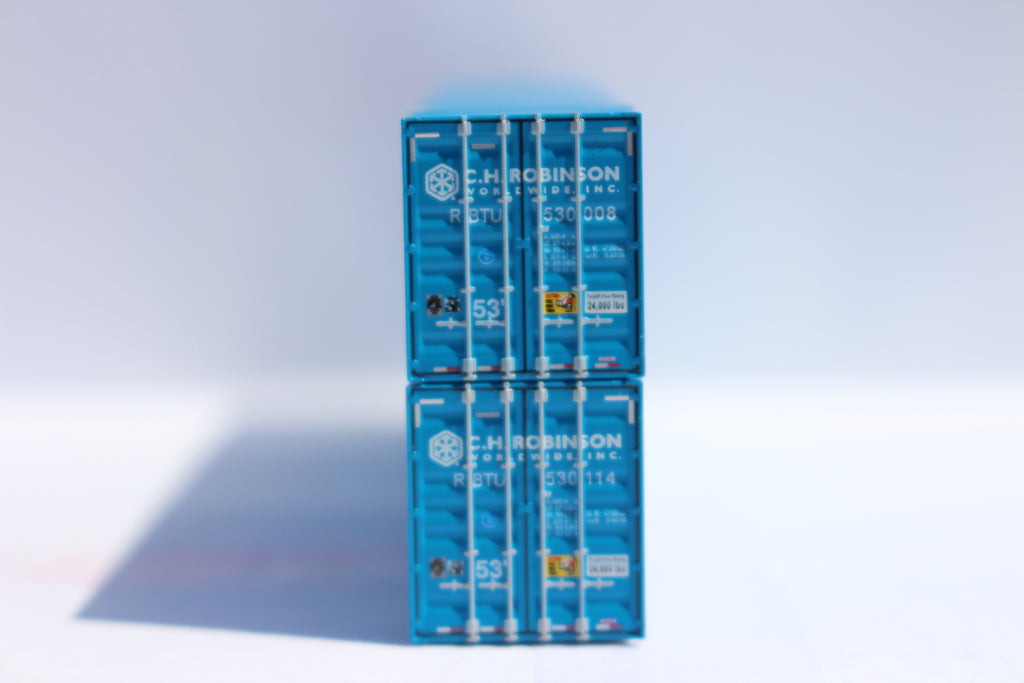 JTC Model Trains 537102 N CH Robinson 53' High Cube 8-55-8 Corrugated Containers
