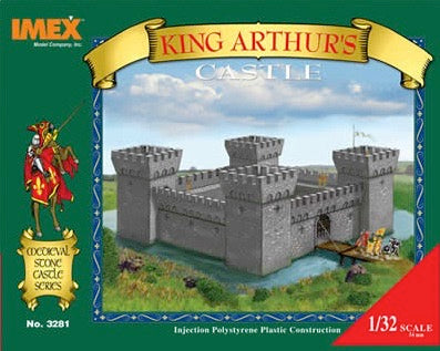 Imex 3281 1:32 King Arthur's Castle 54mm Castle Plastic Model Kit