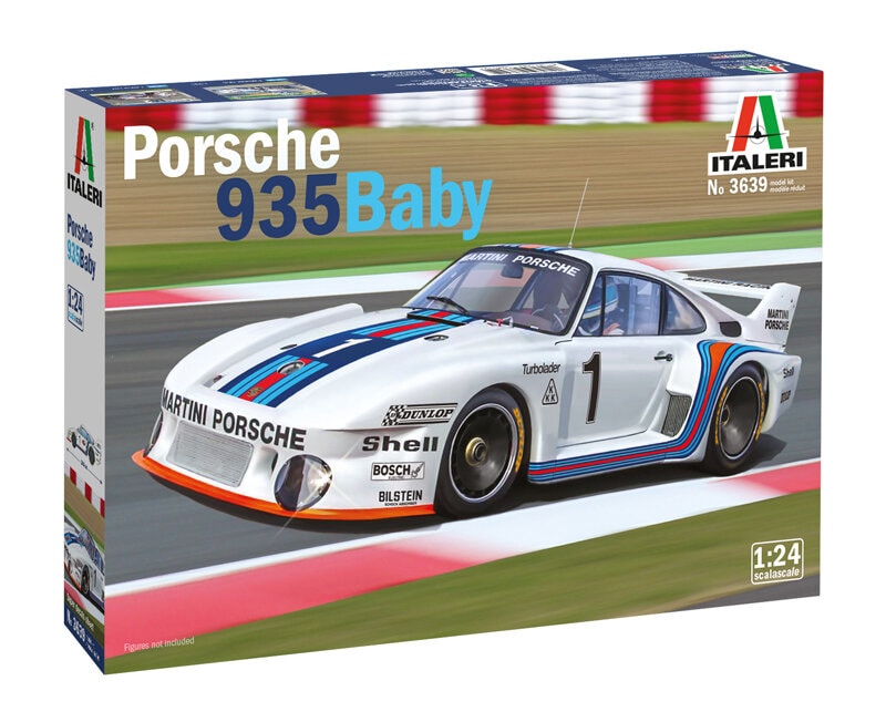 Italeri 3639 1:24 Porsche 935 'Baby' Modern Car Plastic Model Kit