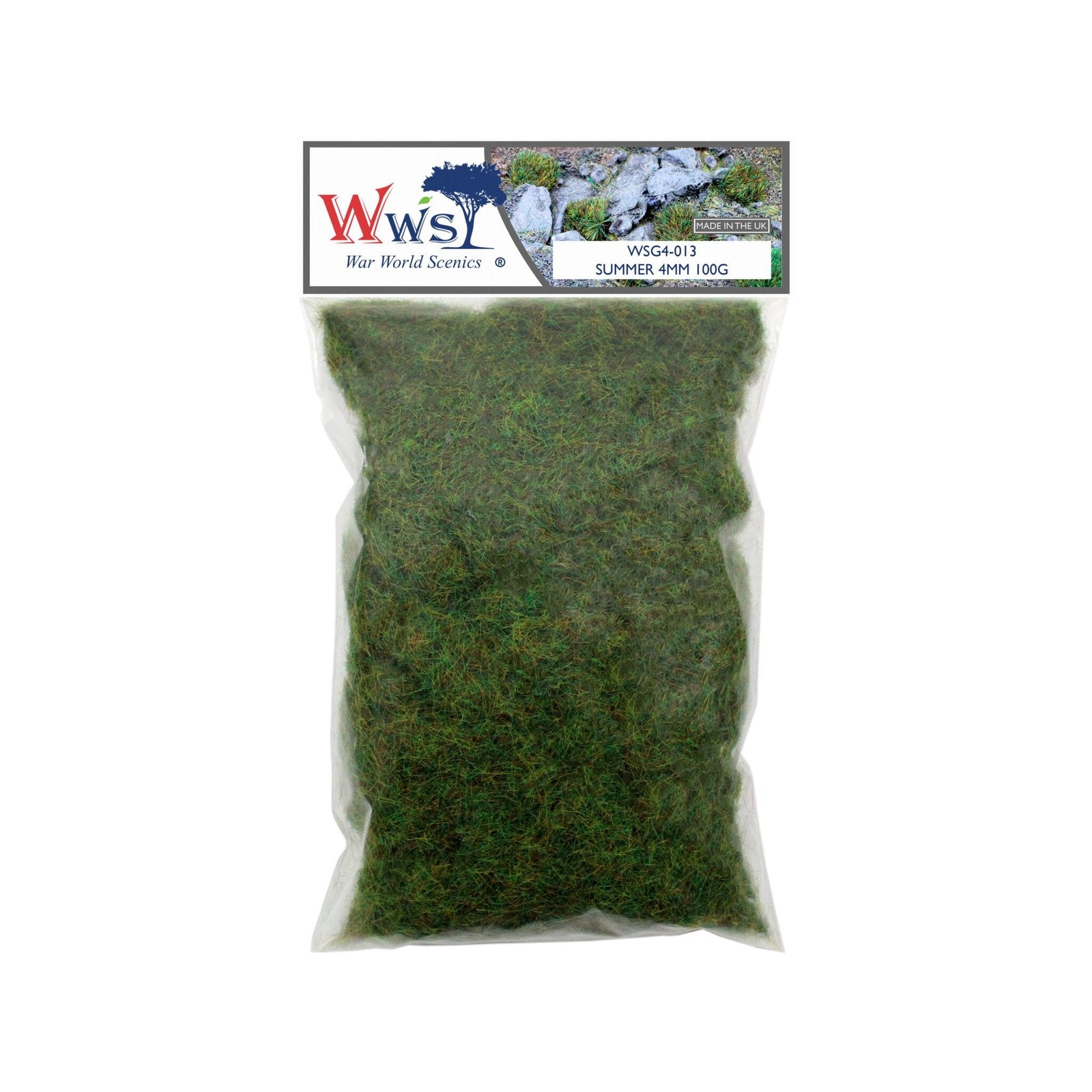 WWScenics WSG4-013 4mm Summer Static Grass - 100 g Bag