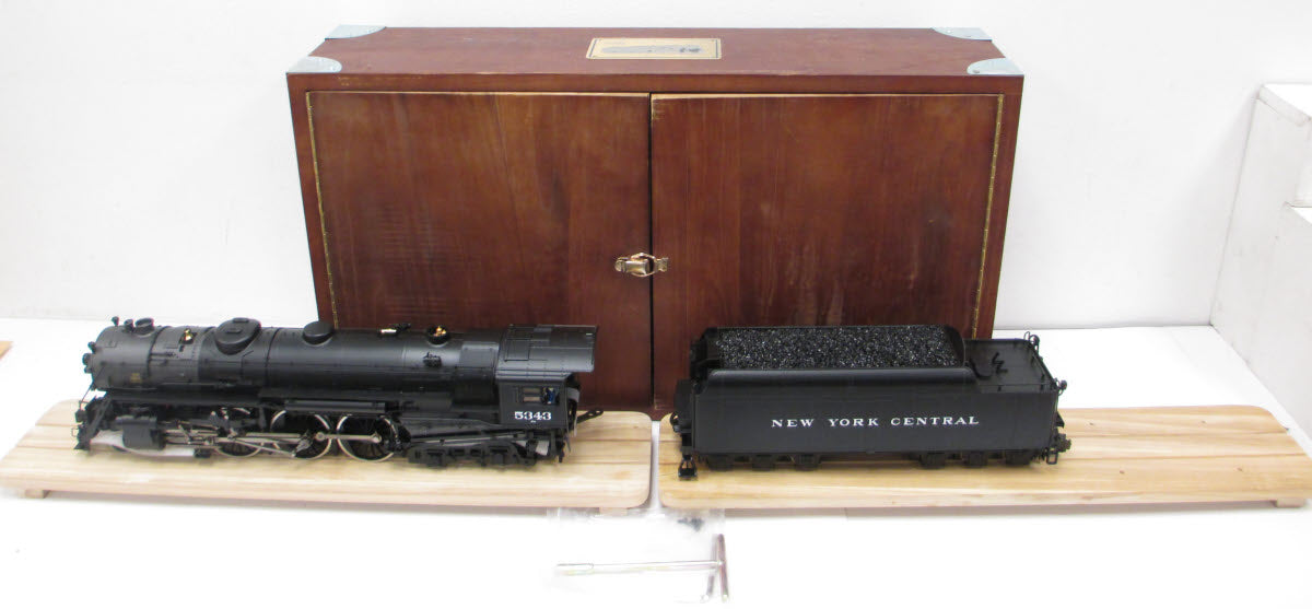 USA Trains 20002 G New York Central J1e Hudson with Sound & Wooden Case #5343 LN/Box
