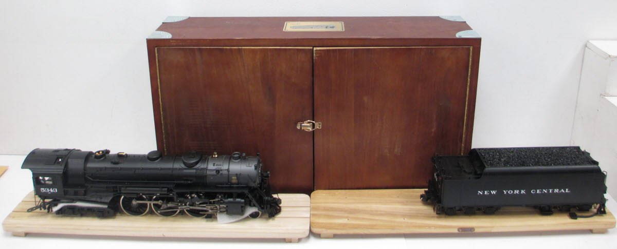 USA Trains 20002 G New York Central J1e Hudson with Sound & Wooden Case #5343 LN/Box