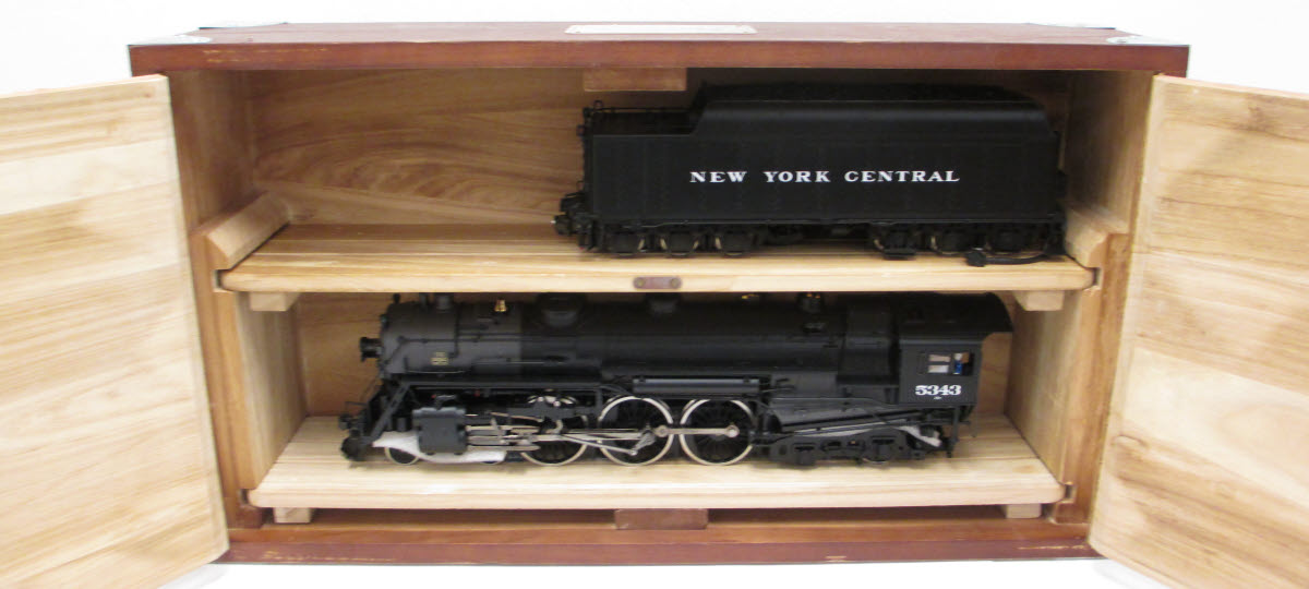 USA Trains 20002 G New York Central J1e Hudson with Sound & Wooden Case #5343 LN/Box