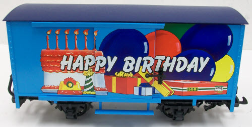 LGB 4435 HB G Scale Happy Birthday Freight Car LN/Box