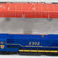 Atlas 8275 HO Delaware & Hudson GE U23B Powered Diesel Locomotive #2302