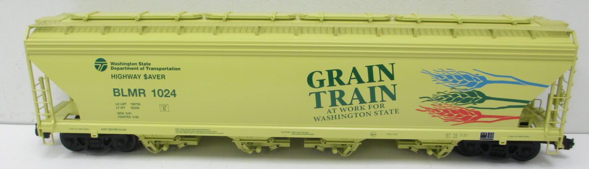 USA Trains R14136 G Sale Grain Train 4-Bay Center Flow Hopper #1024 LN/Box