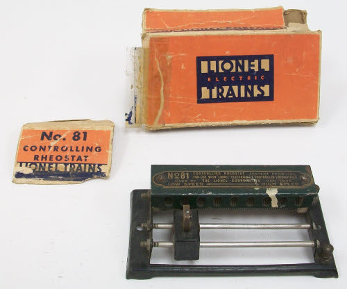 Lionel 81 Vintage O Controlling Rheostat