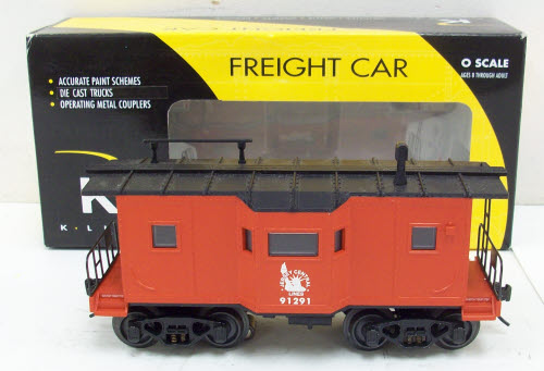 K-Line K614-1232 O CNJ Bay Window Caboose #91291 LN/Box