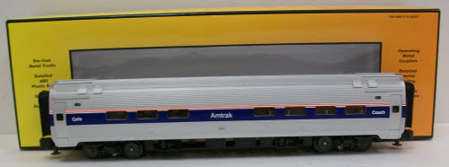MTH 30-4105C O Scale Amtrak Amfleet Cafe LN/Box