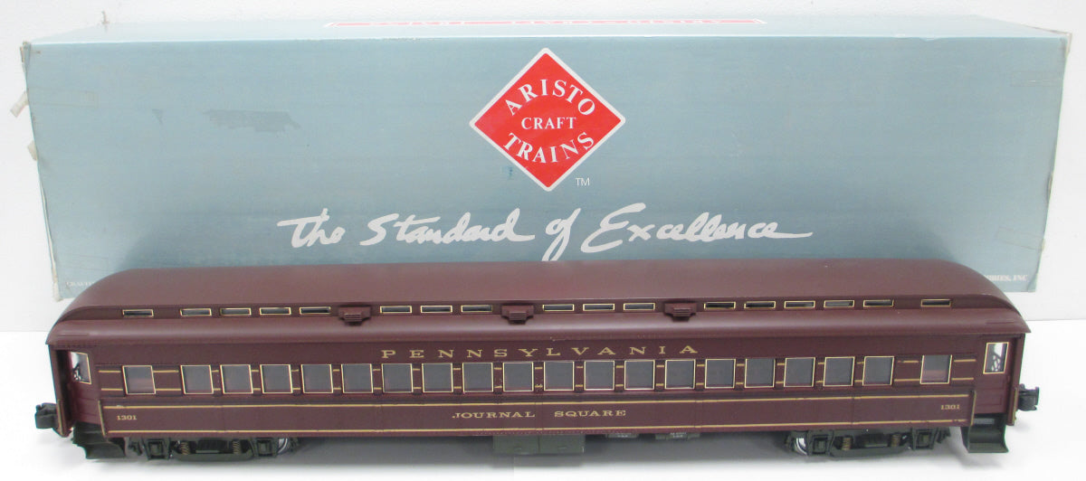 Aristo-Craft 31301 G PRR "Journal Square" Heavyweight Coach #1301 w/Metal Wheels LN/Box