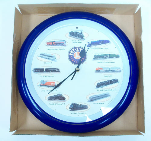Lionel LWC13 Train Clock With Authentic Train Sounds LN/Box