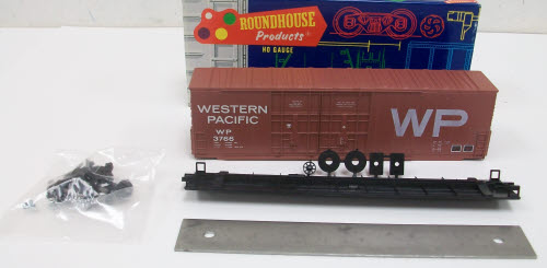 Roundhouse 1786 HO Western Pacific 50' Hi-Cube Boxcar # 3768 Kit