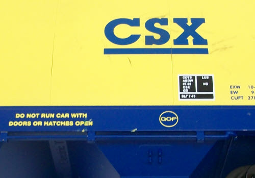 MTH 20-97492 O Gauge CSX 2-Bay Hopper #227394 LN/Box
