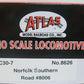 Atlas 8626 HO Scale Norfolk Southern C30-7 Diesel Locomotive #8006 LN/Box