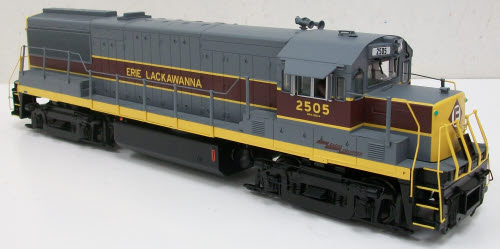 MTH 20-2963-2 Erie Lackawanna U25B Diesel Engine w/PS 2.0 #2505 EX/Box