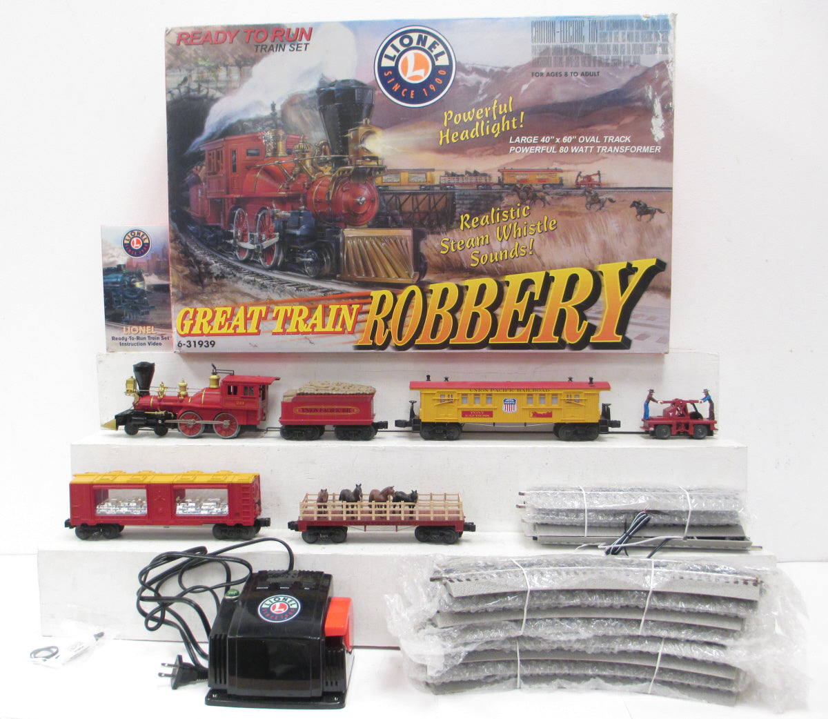 Lionel 6-31939 O Gauge Great Train Robbery Steam Train Set EX/Box