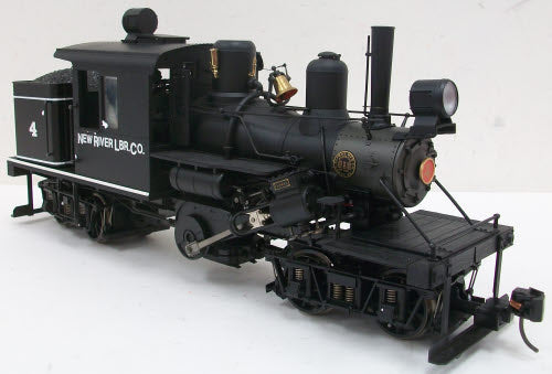Bachmann 81183 G Scale New River Lumber Co. 4-0-4 Steam Locomotive #4 NIB