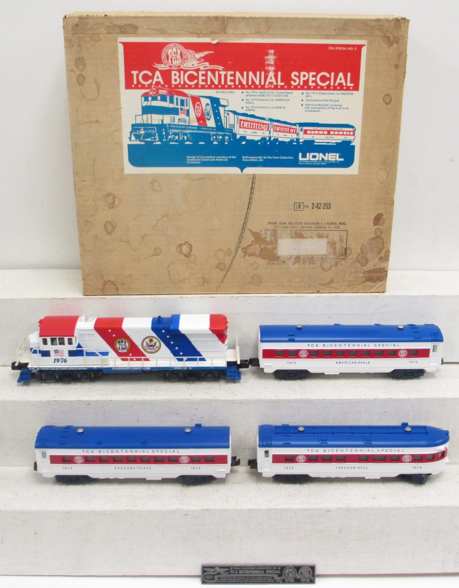 Lionel O Gauge TCA Diesel Passenger Bicentennial Special Set #2 NIB