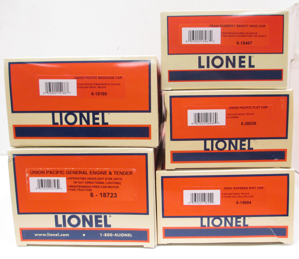 Lionel 6-31939 O Gauge Great Train Robbery Steam Train Set EX/Box