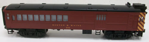 MTH 30-2190-0 O Gauge Boston & Maine Doodlebug Diesel w/Loco-Sound #181 LN/Box