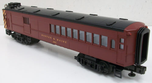 MTH 30-2190-0 O Gauge Boston & Maine Doodlebug Diesel w/Loco-Sound #181 LN/Box