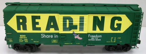 Aristo-Craft 46024 G Scale Reading Steel-Side Boxcar