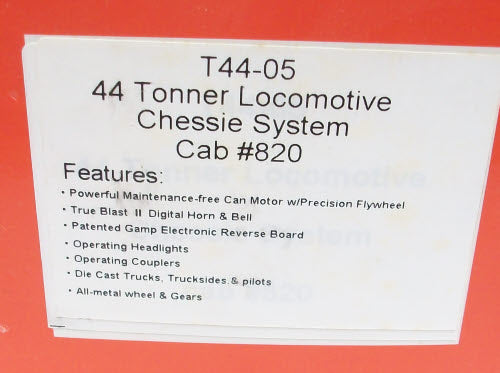 Williams T44-05 Chessie System "44 Tonner" Switcher NIB