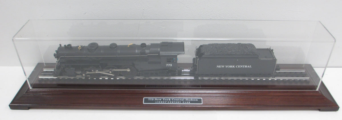 Lionel 6-18058 O CC 4-6-4 Hudson Steam Locomotive & Tender #773 w/Display Case MT/Box