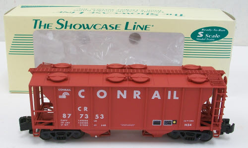 S-Helper 00088 S Gauge Conrail PS-2 2-Bay Covered Hopper #877353 EX/Box