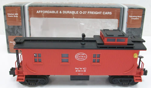 MTH 33-7802 O Gauge New York Central Woodsided Caboose #20118 LN/Box