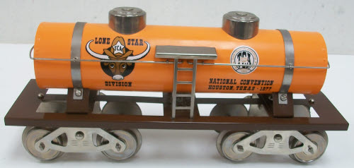 McCoy 1000-77 Standard Gauge 1977 Lone Star TCA Tank Car EX/Box
